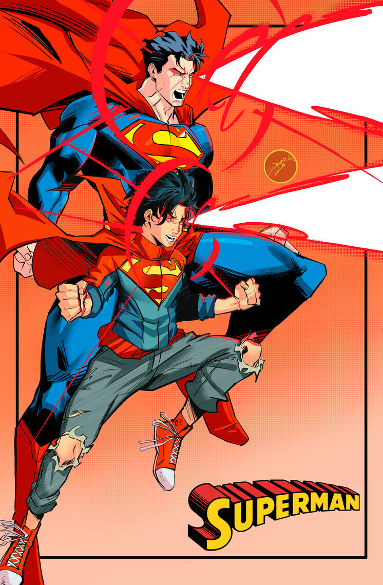 Superman father and son